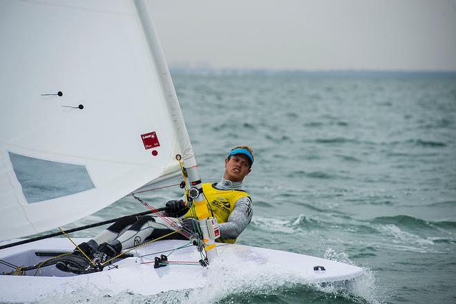 Tom Burton - ISAF Sailing World Cup Miami 2014 © ISAF Sailing World Cup Miami